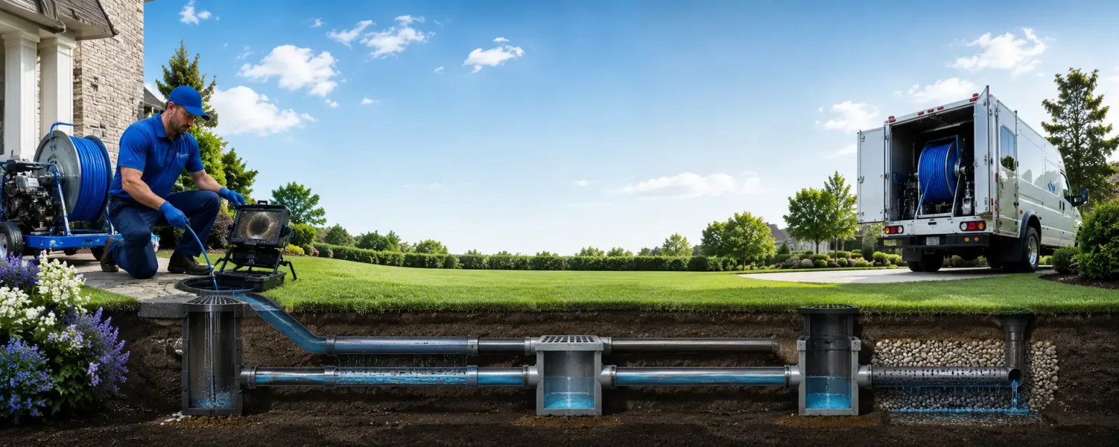 Outdoor drain cleaning information for Watertown, CT